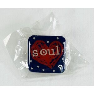 New‎ Penzey's Spices Heart & Soul Celebrate Diversity Hat Lapel Button Pin 1x1"